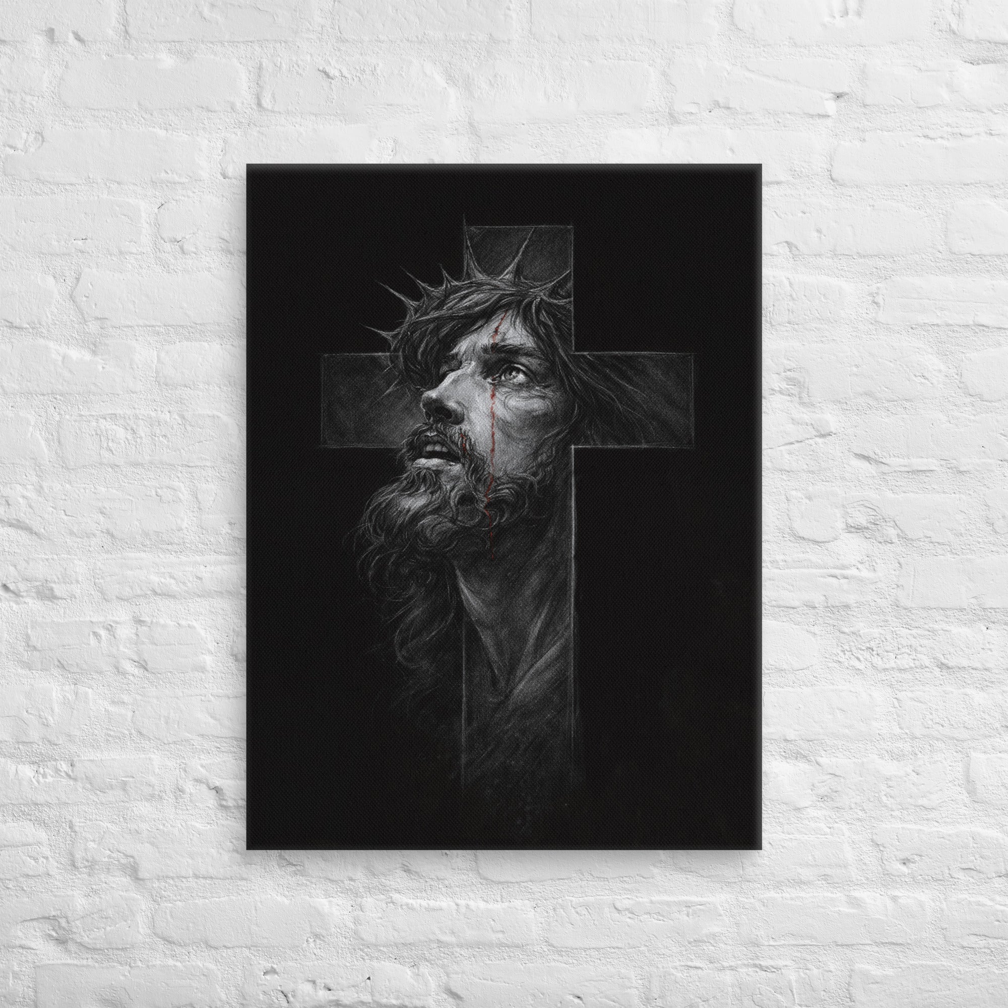 Warum hast du mich verlassen? - Jesus Wandbild