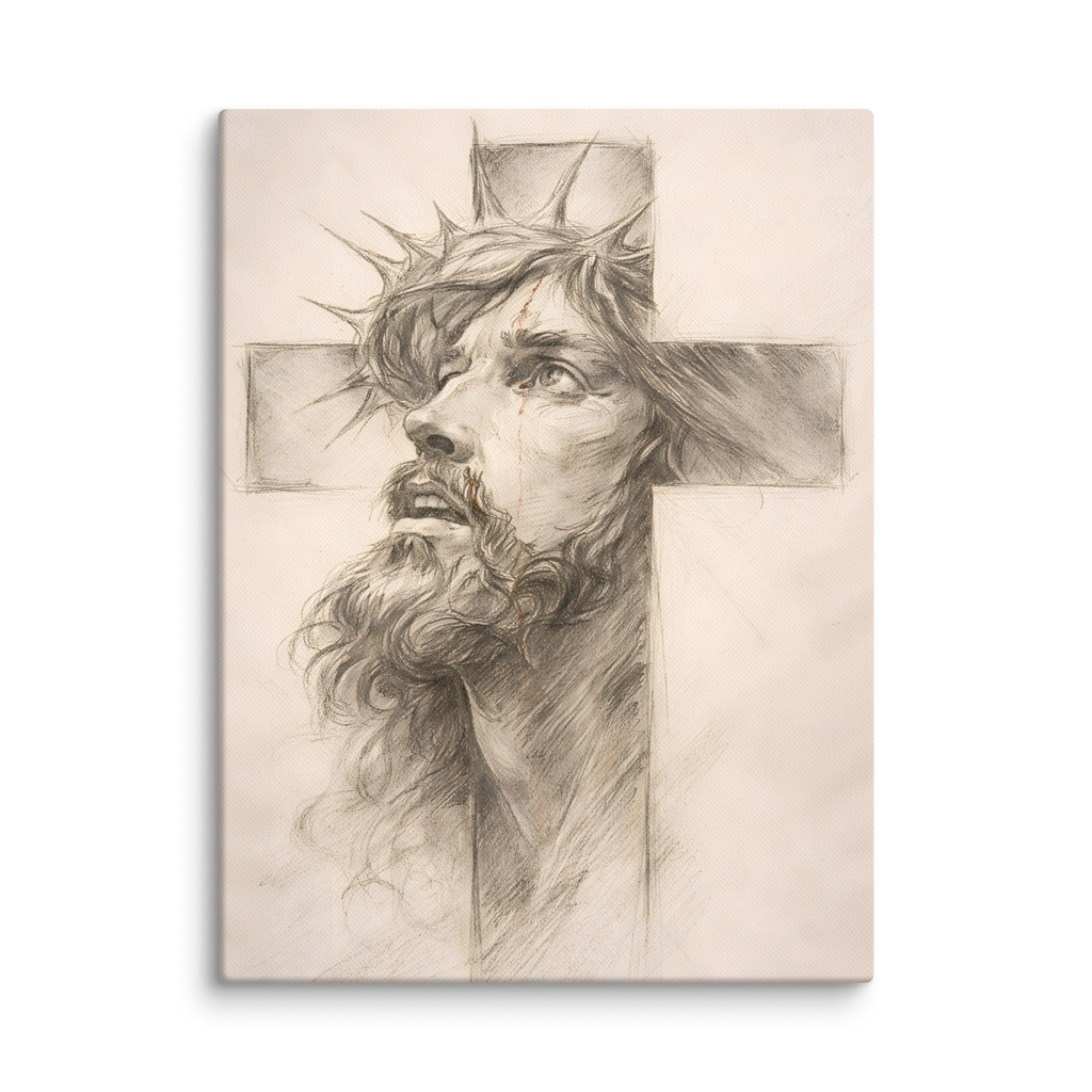 Warum hast du mich verlassen? - Jesus Wandbild